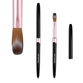 Kolinsky Acrylic Nail Brush |3D Handmade Professional (Size 810), 1 Piece, #8 / 콜린스키 아크릴 네일 브러시 | 3D 핸드메이드 전문가용 (사이즈 810), 1개, #8