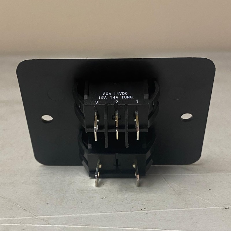 RV Water Pump Interior Switch with Red LED Indicator Camper