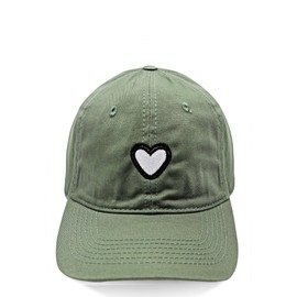 Gloop Women's 100% Cotton Baseball Cap Hat Cap Plain Sun Protection Sun Hat Baseball Cap Adjustable Baseball Cap, Dark green, Unit size