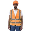 Pioneer Safety Vest for Men – Hi Vis Reflective Neon