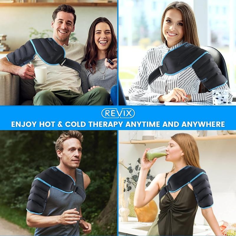 REVIX Upgraded 3D Sewing Reusable Shoulder Ice Pack 1 Pack