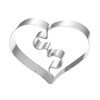 WJSYSHOP Broken Heart Cookie Cutter Stainless Steel