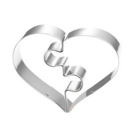 WJSYSHOP Broken Heart Cookie Cutter Stainless Steel