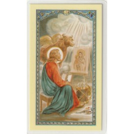 "Prayer To Saint Luke" /Animated by Heavenly.../ -{Holy Card/Laminated