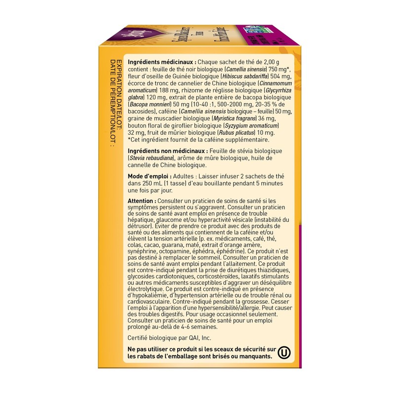 Yogi Tea Spiced Blackberry Focus (Pack 3) - 48 Tea