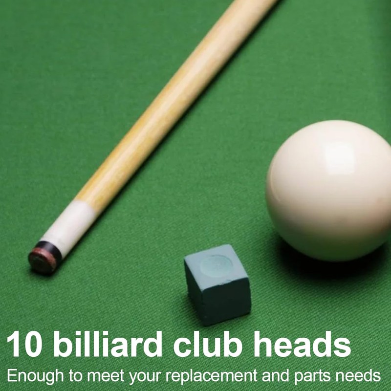 NOPKESV Pack of 10 Billiard Cue Tips Replacement Kit, Pool