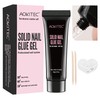Aokitec Solid Nail Glue Gel-20g Gel Nail Glue for Nail