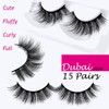 Eliace False Eyelashes Natural look Cat Eye Lashes Wispy Strips,3D