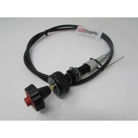 R&LSUPPLY NEW 15FT UNIVERSAL LOCKING VERNIER THROTTLE CABLE EQUIPMENT TRUCK CHIPPER