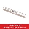Starrett 135A Nivel de bolsillo con acabado niquelado satinado, tamaño
