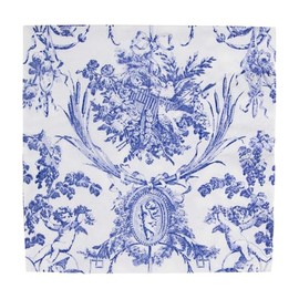Caspari Romantic Toile Blue Luncheon Napkins - 20 Per Package
