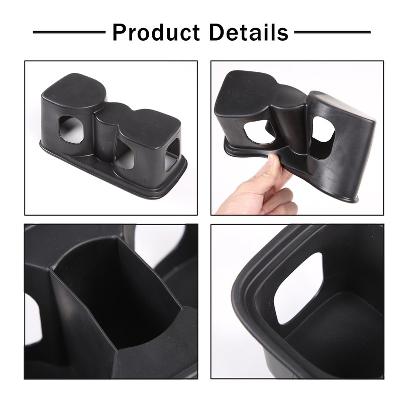 HIRUFAIT TPE Cup Holder Coasters Compatible with Land Rover Defender