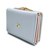 fogman Women's Coin Purse Card Holder 3 Fold Compact Wallet