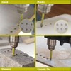 Skewed Head Eccentric Drill Bits Set - SANLEETEK Masonry Drill