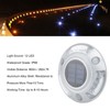 Solar Deck Lights Driveway Dock Lights 12 Led IP68 Waterproof
