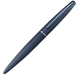 Cross ATX Dark Blue PVD Etched Diamond Pattern w/Polished Dark Blue PVD Appointments Ballpoint Pen