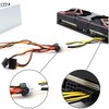 TECHZOCO 15cm 8 Pin PCIe to 4 Pin Molex Power