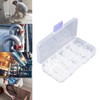 Walfront 150 Piezas Tornillos de Nailon Tuercas Pernos Arandelas Kit
