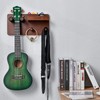 Donner Guitar Wall Mount Shelf, Guitar Wall Hanger with Pick