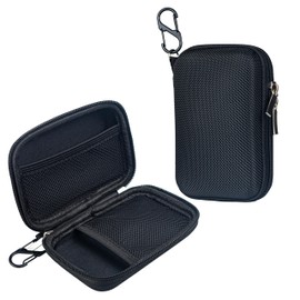 Cable Organizer Case 5.0 in Compact Carrying Case TSA Approved Tech Pouch Storage Bags Fit in Pocket Purse for Pods Blunts Joints Tube Electric Device for Traveling Outdoor Trips Camping (Empty)