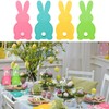 12 Pcs Easter Bunny Utensil Cutlery Holders Bunny Rabbit Shape