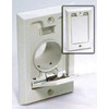 Hayden/Canplas 2 Pack Almond Color Square Door Central Vacuum Cleaner