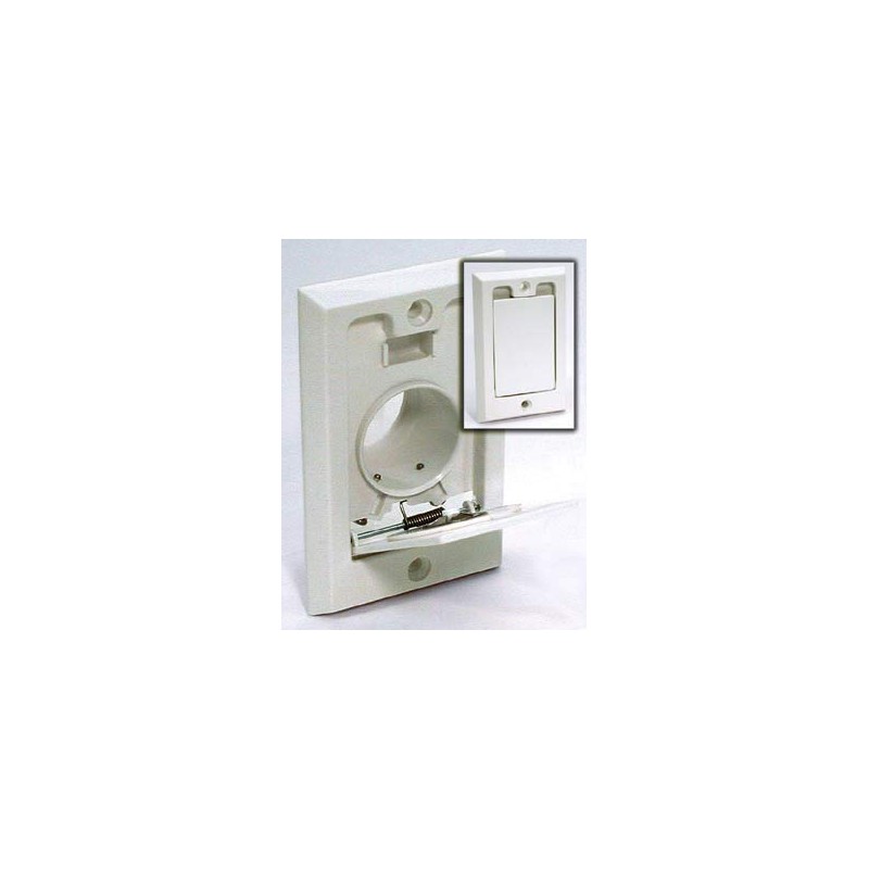 Hayden/Canplas 2 Pack Almond Color Square Door Central Vacuum Cleaner