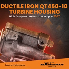 maXpeedingrods 53047109904 Turbocharger K04 Turbo Kit for Mazda CX-7 Speed 3/6 2.3L with MZR DISI Turbo L3-VDT engine 190kW 258HP 2006-2014 53047109907