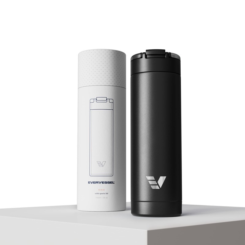 Ever Vessel Maxi Stainless Steel Water Bottle 26oz - Double