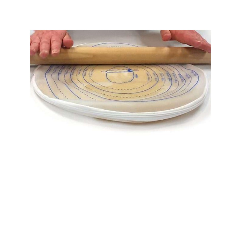Norpro Silicone Pie Crust Dough Rolling Bag, Non-Stick Mess Free,