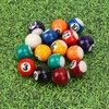 Mini Table Billiard Balls,16Pcs EcoFriendly Resin Material Billiard Ball,Mini Pool