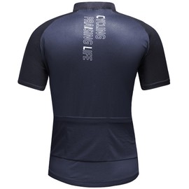 Mens Bicycle Tops Bike Biking Jersey Moisture Wicking Full Zipper Bicycle Gear US L Black Gray