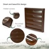 Vent Systems 6" Inch Brown Exhaust Vent Cover - Dryer
