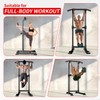 ZENOVA Pull Up Bar Dip Bar Power Tower Workout Dip