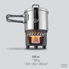 Esbit ESCS585ST0 Outdoor Stainless Steel Cooking Set, 20.9 fl oz