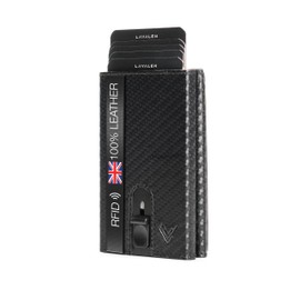 Lavalen Mens Wallets Slim Leather - Smart Card Wallet - Secure RFID Wallet for Men - Stylish Wallets for Men UK - Men's Wallets Modern Men - Card Wallet Men - Slim Wallet - Gifts for Men.