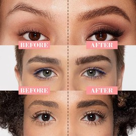 2025 Upgraded Magic Eyebrow Pencil - 3D Waterproof, Sweatproof & Long-Lasting All Day 4-Tip Microblading Brow Pen for Vivid & Hair-Like Brows Contouring & Precise Magic with 4 Fork (Dark Brown)