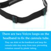 Comfortable Nasal Oxygen Cannula Ear Protector Cannula Headband for Oxygen