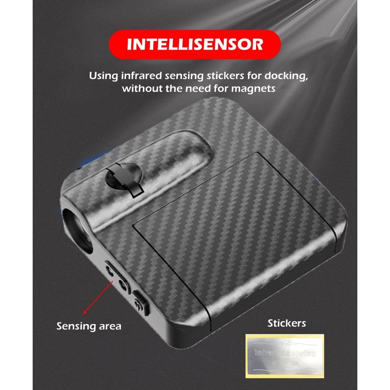 ARKOSKNIGHT 2 Pcs Universal Car Door Logo Projector Lights Magnetic