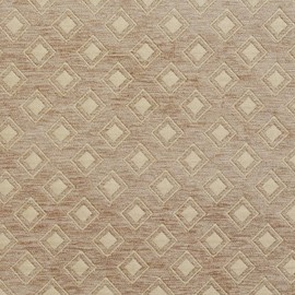 Taupe Woven Small Diamonds Chenille Upholstery Fabric by The Yard - SKU: Ariana Taupe