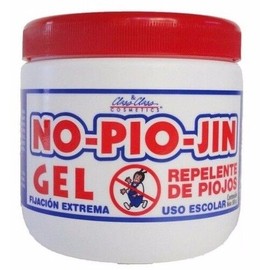 Nueva No-pio-jin gel Repelente de Piojos y Liendres Natural 17.5oz Hecho Mexico