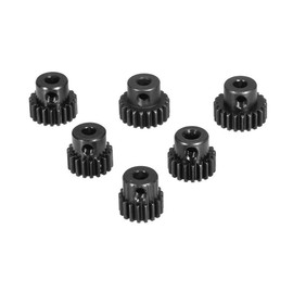 NUZAMAS 48DP Pinion Gear Set 17T 18T 19T 20T 21T 22T Metal Gear for 3.175mm Shaft 1/10 RC Brushless Brush Motor M0.53