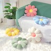 Mepherl 2 PCS Flower Pillow Flower Plush Throw Pillow,Flower Shaped