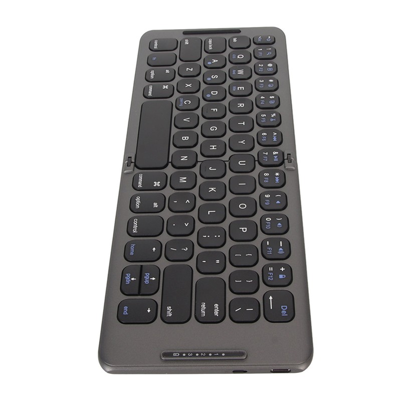 Foldable Bluetooth Keyboard 2 Fold Wireless Keyboard 3 Channel for