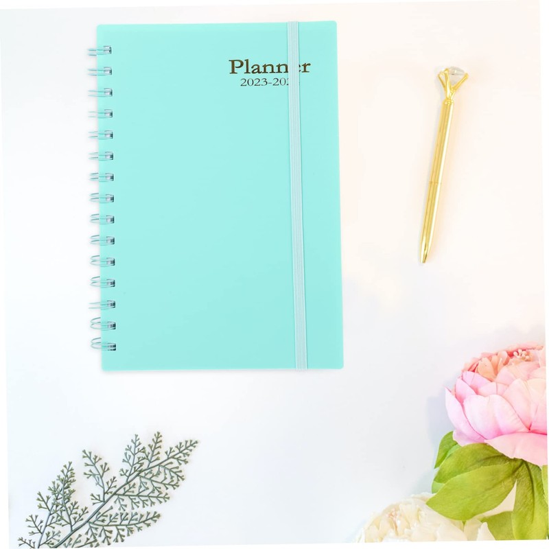 KICHOUSE Schedule Notebook Coil Binding 2023 Year Budget Planner English