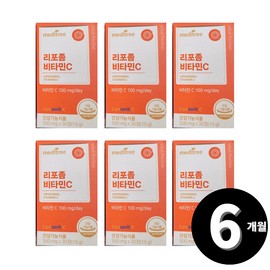 Living Factory H Partner Liposomal Vitamin C Liposomal Liposome 30 tablets, 6 units / 리포좀 비타민C 리포조말 리포솜 30정, 6개