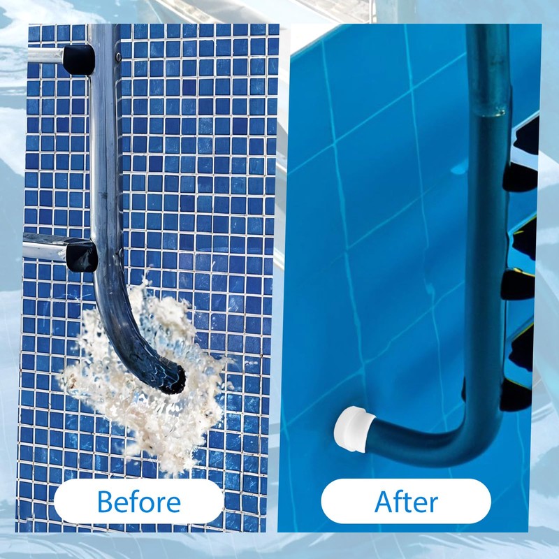 Pool Ladder Bumpers for Inground Pools - 2 Pack Rubber