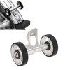 Uxsiya Mudguard Easywheel Rollers Wheels Double Wheel Stable Structure Lightweight