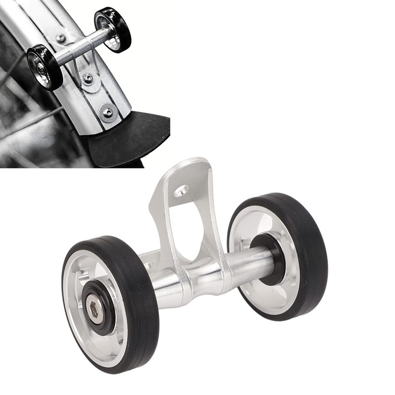 Uxsiya Mudguard Easywheel Rollers Wheels Double Wheel Stable Structure Lightweight