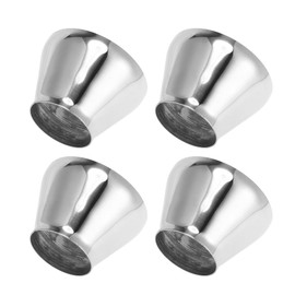 Motoforti Mandrel Exhaust Bend Elbow Concentric Reducer Car Exhaust Pipe Tubing Piping Adapter 3" OD to 5" OD 304 Stainless Steel Silver Tone 4 Pcs